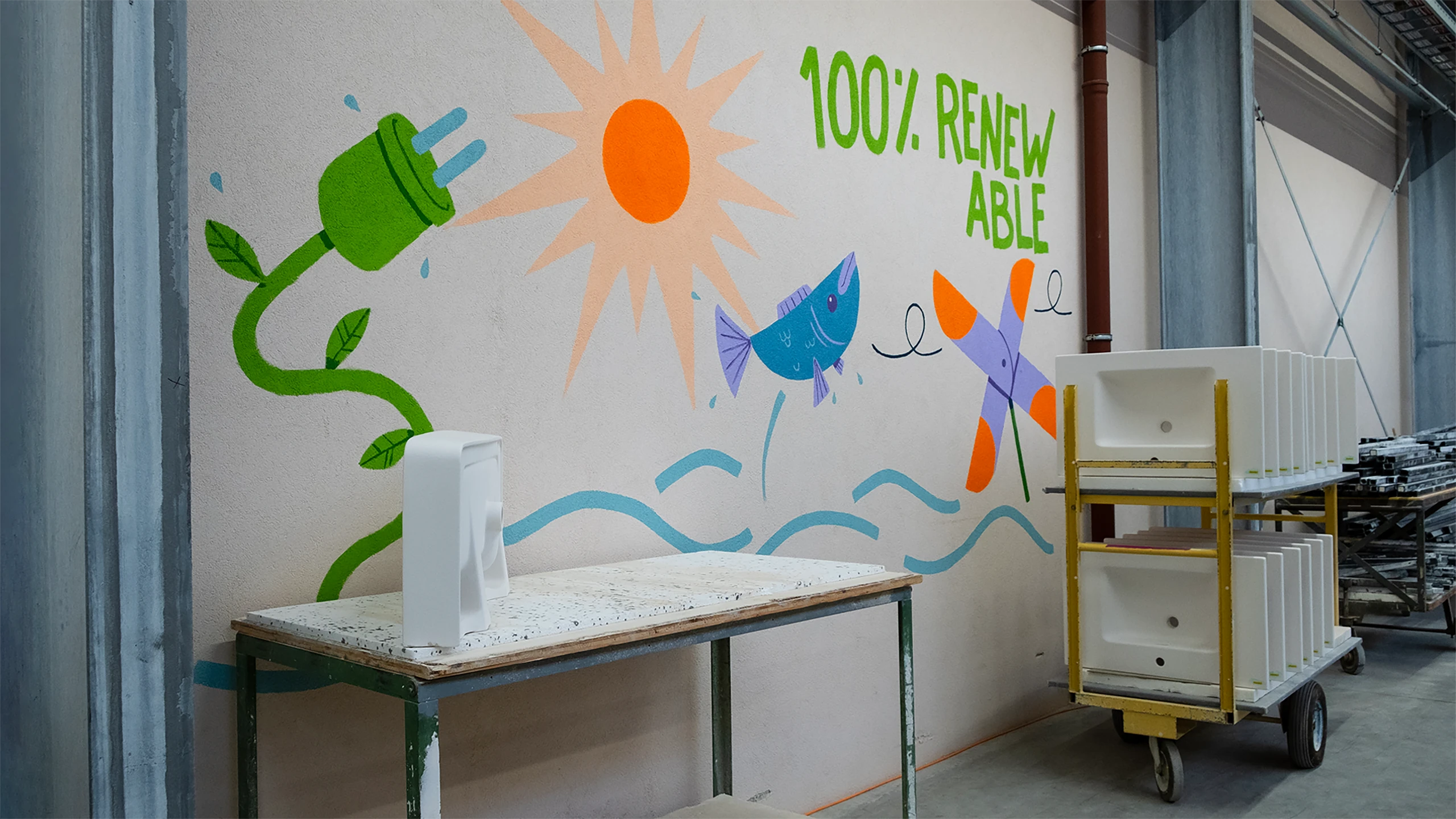 LAUFEN Austria Mural